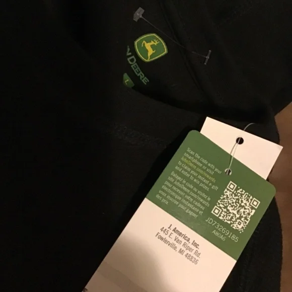 🔥🔥NWT JOHN DEERE, THERMAL LONG SLEEVE SHIRT, GORGEOUS, SEE PHOTOS , LARGE - Picture 3 of 3